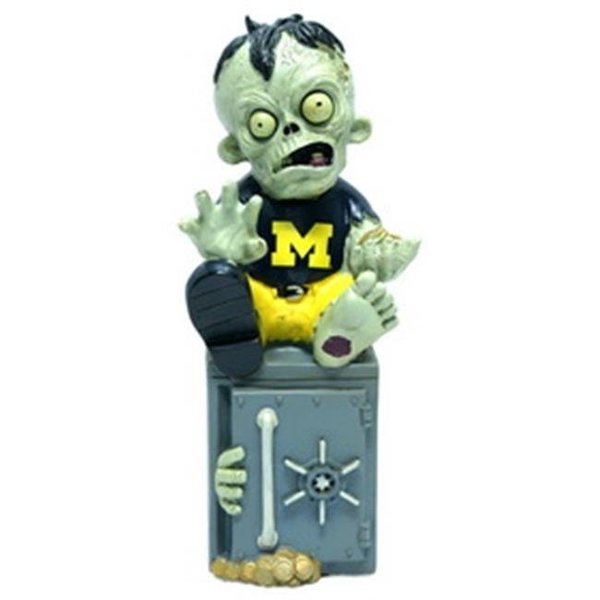 Forever Collectibles Michigan Wolverines Zombie Figurine Bank 8784951910
